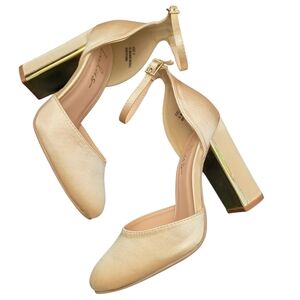 Lulus Chic Cream Block Heel Women's Shoes